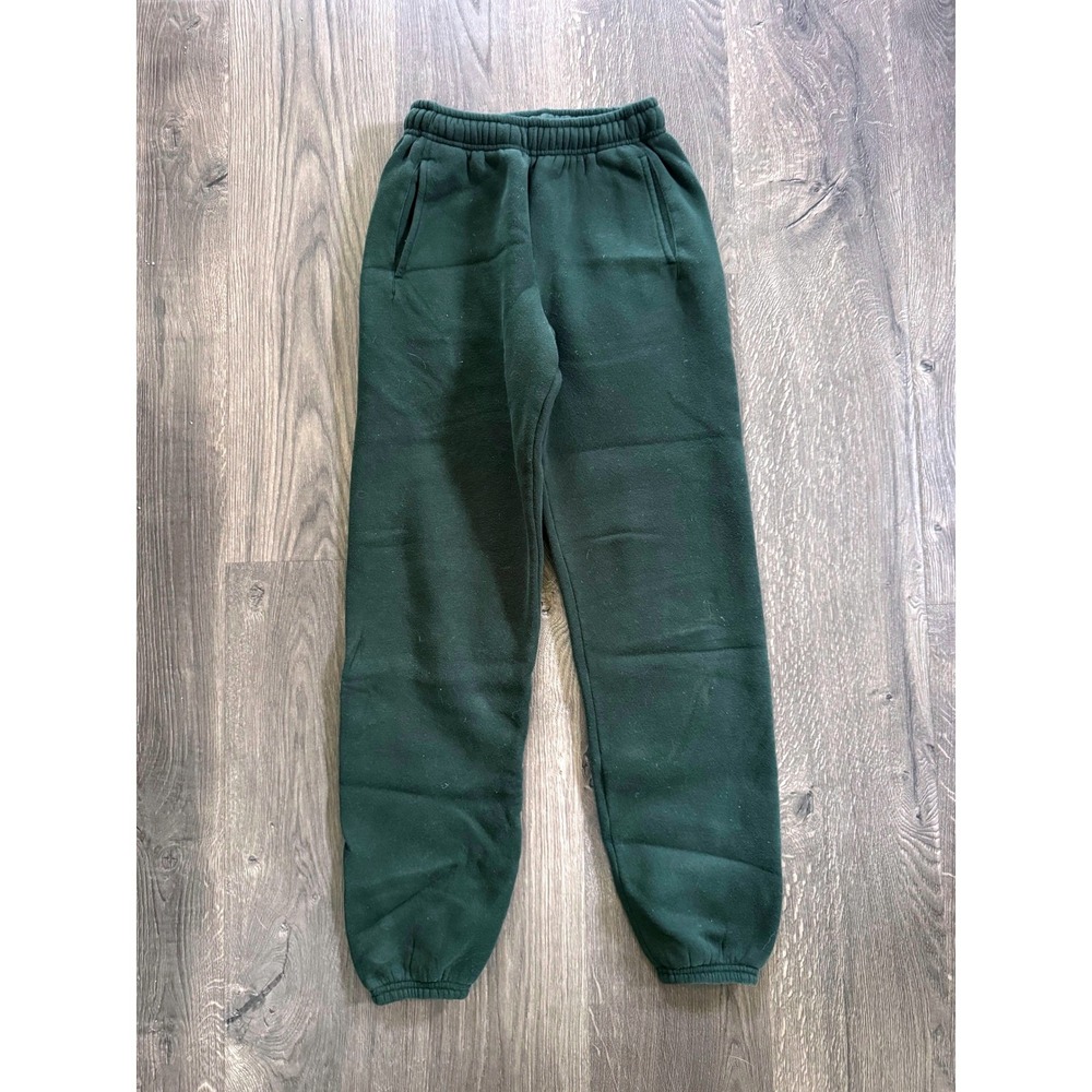 OFFLINE by Aerie Cloud Fleece Pant Jogger XXS Forest Green Cotton Blend NWOT
